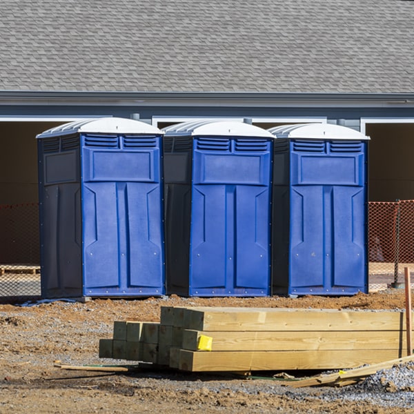 what is the maximum capacity for a single porta potty in St Michael PA